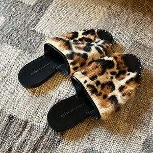 Freda Salvador leather calf hair sandals